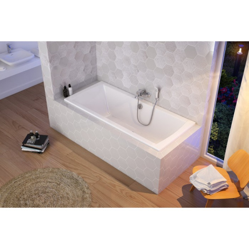 Ванна Excellent AQUARIA WAEX.AQU18WH 180х80 пристенная прямоугольная - фото 3