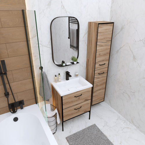 Раковина Madera Модуль 4627173210782 накладная цвет белый - фото 4