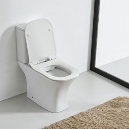 Унитаз напольный с бачком Orange C02-000W белый с сиденьем микролифт душевой смыв