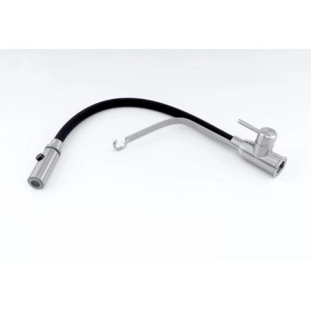 Смеситель для кухни Knotlor STREAMLINE SS-07 на мойку нержавеющая сталь