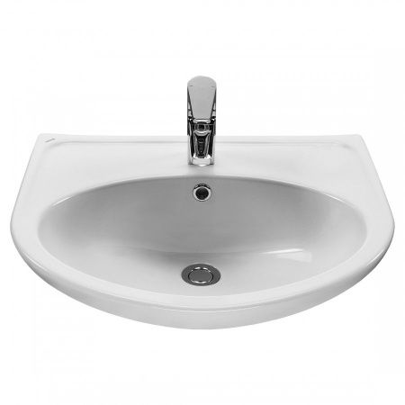 Раковина из сантехнического фарфора Santek Бореаль 1WH110484 60х50 подвесная цвет белый