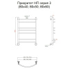 Полотенцесушитель Тругор Приоритет Приоритет3/нп8050 53х80 водяной хром