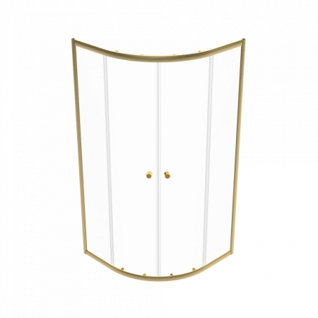 Душевой уголок Тритон Альфа-Голд Щ0000073922 90х90 стекло прозрачное профиль хром без поддона