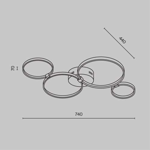 Светильник потолочный Maytoni Olympia MOD448CL-L35WK - фото 4
