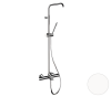 Душевая стойка Remer Elegance EQ34A7MMSSOFBO настенная цвет белый с термостатом