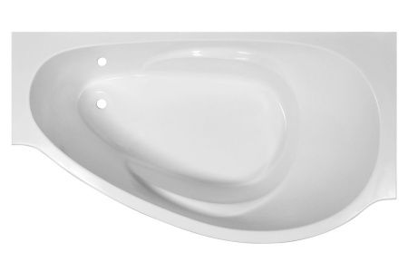 Ванна из литьевго мрамора Эстет Грация ФР-00000633 170х95 пристенная асимметричная