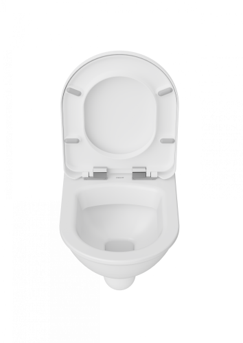 Чаша унитаза подвесная Creavit Selin SL320-11CB00E-0000 цвет белый - фото 3
