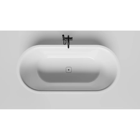 Ванна из искусственного камня Salini Perla 1049201M 170х80 отдельностоящая овальная
