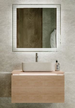 Зеркало Jorno KARAT Kar.02.80/P/W 80х80 подвесное