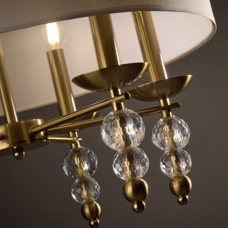 Люстра подвесная Freya Side Crystal FR1009PL-06BS