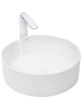 Раковина из сантехнического фаянса WeltWasser WW SK 10000004570 40 см накладная цвет белый без отверстий под смеситель