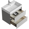 Тумба под раковину Aqwella Y GE01652ST 70х50 подвесная цвет серый
