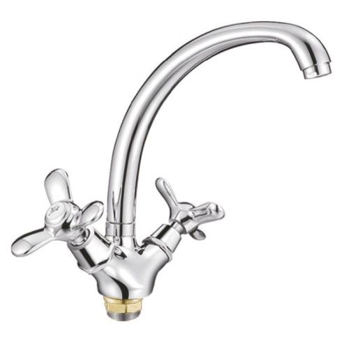 Смеситель для кухни Cron CN4212-2 на мойку хром - фото 2