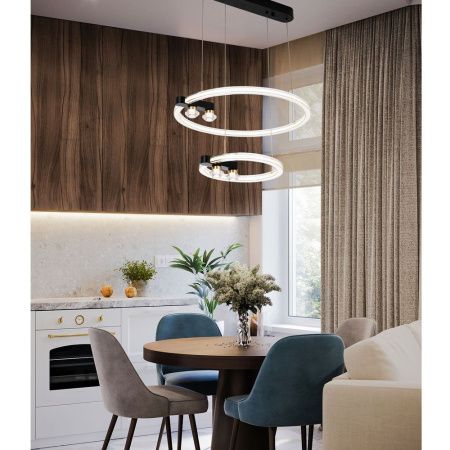 Люстра подвесная LED4U L7700-500-300