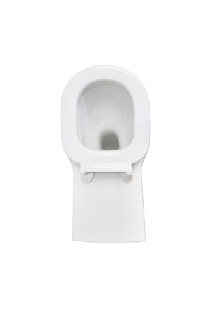 Унитаз для инвалидов подвесной Dstrana AID 4623-А белый с сиденьем безободковый каскадный смыв