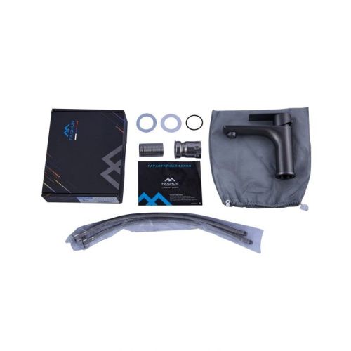 Смеситель Fashun A51119-17 на раковину графит - фото 4