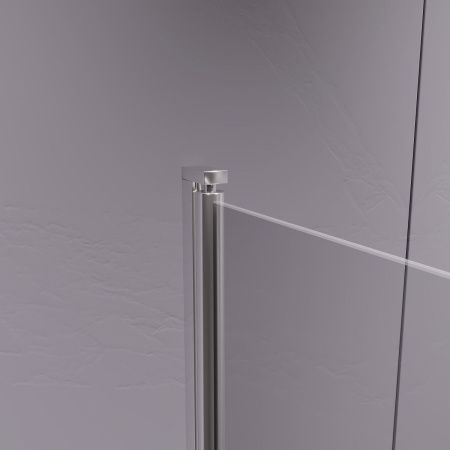 Душевая шторка на ванну RGW Screens 411111408-11 80х140 стекло прозрачное профиль хром ориентация универсальная