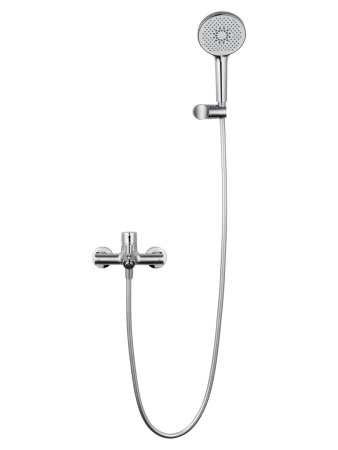 Смеситель для ванны с душем Wonzon & Woghand Solo WW-639032-1-CR настенный хром