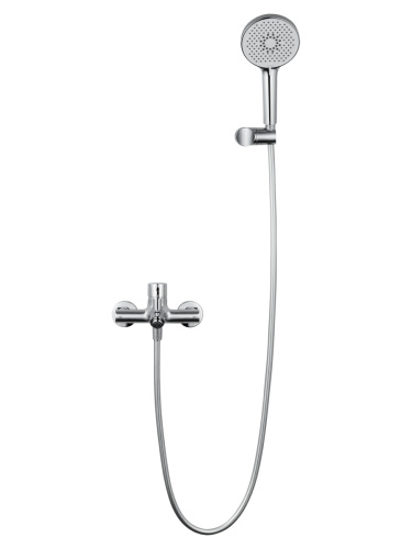 Смеситель для ванны с душем Wonzon & Woghand Solo WW-639032-1-CR настенный хром - фото 2