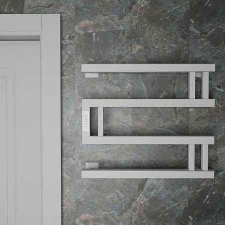 Полотенцесушитель электрический Altasan МонакоПроф МонакоПроф4050БМ 50х45 белый