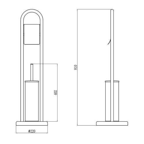 Стойка Savol S-C0Y708 - фото 3