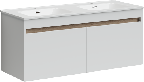 Тумба под раковину Sancos Smart SM120-2W 119х45х50 настенная - фото 2