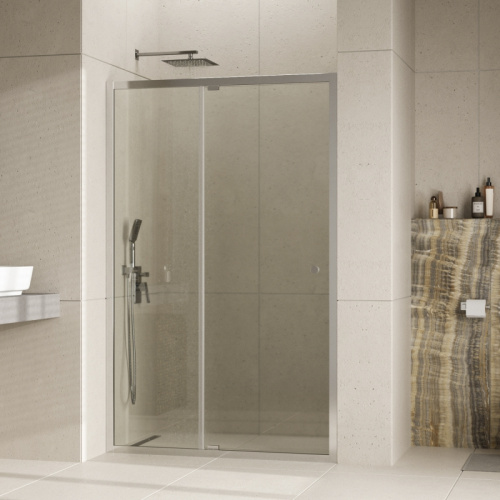 Душевая дверь WasserKRAFT Aula 11P 11P05 120x190 стекло прозрачное 6 мм - фото 2