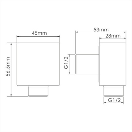 Шланговое подключение WasserKRAFT  A124