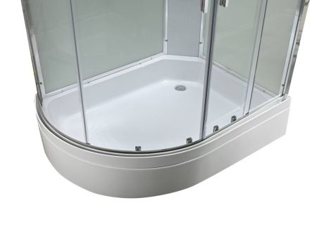 Душевая кабина AvaCan EM EM3912RLEDT 120х90 асимметричная с крышей ориентация правая