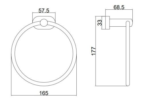 Полотенцедержатель BELZ B90104 - фото 2