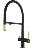 Смеситель для кухни Rivelato 1523517 nero oro на мойку черный/золото