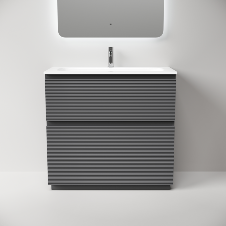 Тумба под раковину Sancos FOLK Floor FL90FGS 90х40 напольная цвет серый