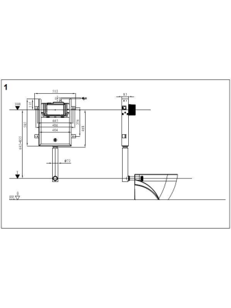 Инсталляция для унитаза WeltWasser WW AMBERG 404 (10000005660)
