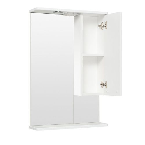 Зеркало-шкаф RUNO МОНРО 00-00000459 53х80 подвесной цвет белый - фото 2