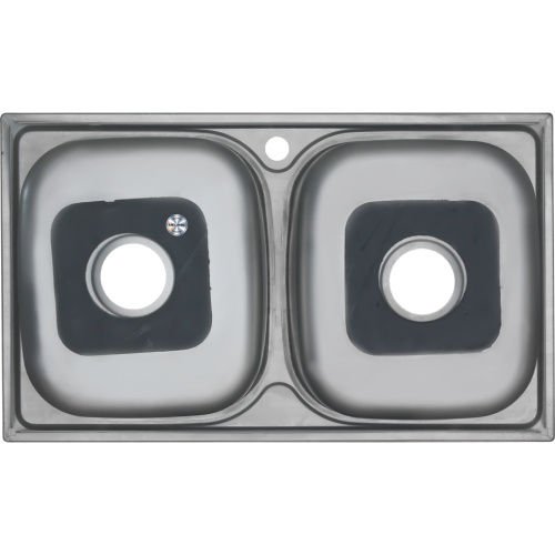 Кухонная мойка Melana 040 t (*8) 81x48 цвет хром - фото 3