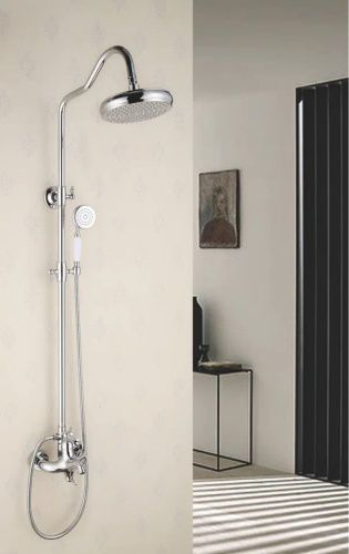 Душевая стойка Rose R0136 настенная цвет хром - фото 4