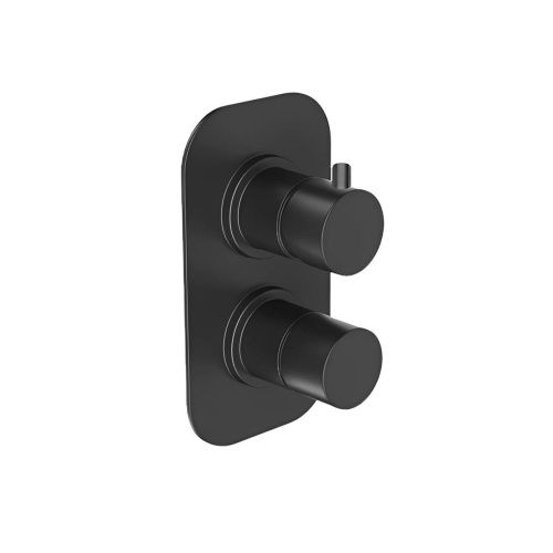 Смеситель для ванны и душа Webert One-B NB880601560 настенный черный - фото 2