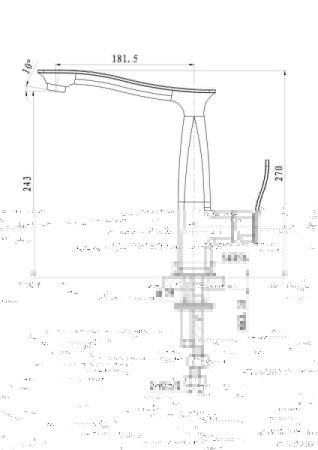 Смеситель для кухни Wonzon & Woghand Navia WW-182101-CR на мойку хром