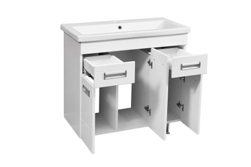 Тумба под раковину Stella Polar Фиора SP-00000213 76х42х82 цвет белый - фото 4