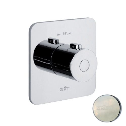 Смеситель для ванны и душа Webert Living LV972101345 настенный никель с термостатом - фото 2