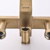 Душевая стойка Shevanik S6136G настенная цвет золото