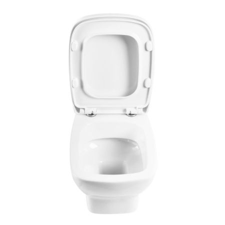 Чаша унитаза подвесная BelBagno LAGO BB128CH цвет белый без сиденья каскадный смыв