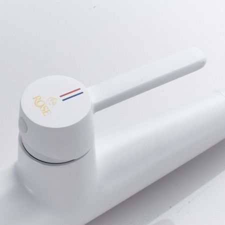 Смеситель для кухни Rose R213C на мойку белый