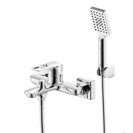 Смеситель для ванны Rossinka RS46 RS46-30 настенный хром без термостата