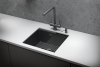 Кухонная мойка Granula Kitchen Space 5045U, ГРАФИТ МАТОВЫЙ 50х45 цвет черный поверхность матовая