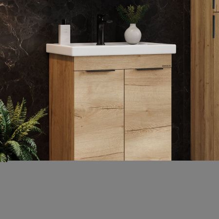 Тумба под раковину Onika Легран 106159 60х40 напольная цвет коричневый