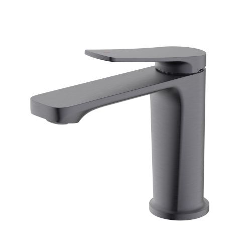 Смеситель Splenka S40 S40.10.07 на раковину серый - фото 2