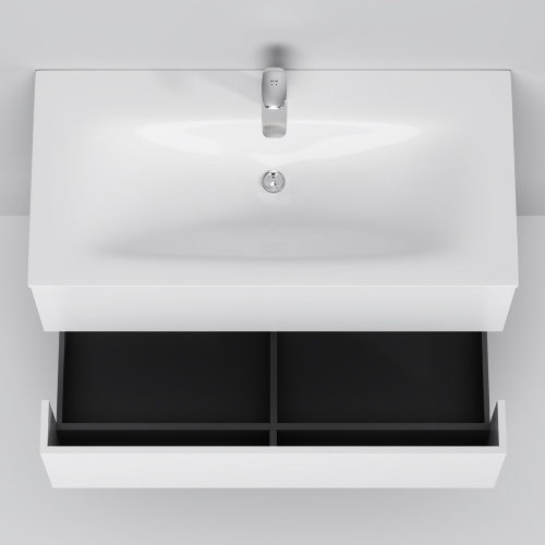 Раковина Am.Pm Spirit V2.0 100 см M70AWCC1002WG встраиваемая цвет белый глянцевый