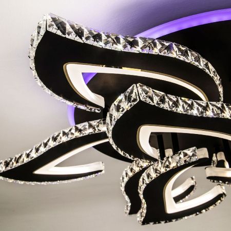 Люстра потолочная LED4U L2839-9 BK