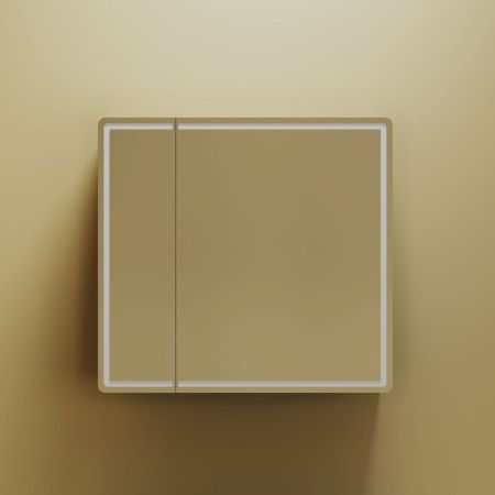 Зеркало-шкаф Sancos Mirror MI80ECH 80х70 подвесной цвет коричневый